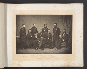 Sherman und seine Generäle von George N. Barnard