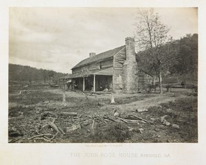 Das John Ross Haus, Ringold, Georgia von George N. Barnard