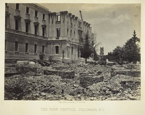 Das neue Kapitol, Columbia, SC, 1865 von George N. Barnard