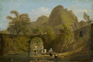 Dynas Rock und Brücke