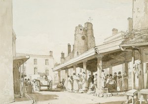 Alter Marktplatz, Swansea von George Orleans Delamotte