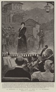 Ein Eindruck von Madame Calve, als Anita, in La Navarraise