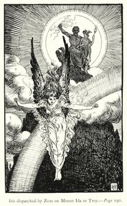 Die Ilias: Iris wird von Zeus auf dem Berg Ida nach Troja geschickt