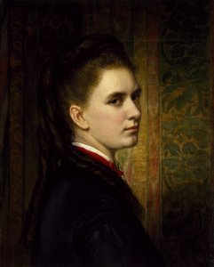 Porträt von Maria Healy, der Tochter des Künstlers, um 1871
