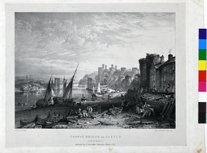 Conway-Brücke und Schloss