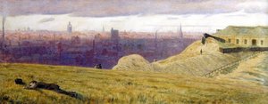 Newcastle von den Rabbit Banks, Gateshead am Tyne