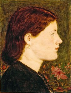 Studie von Ellen Smith, Kopf und Schultern von George Price Boyce