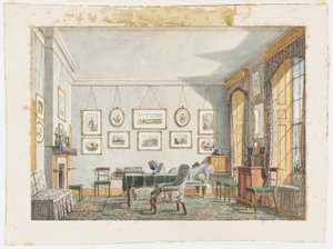 George James Drummonds Zimmer in Oxford, 1853