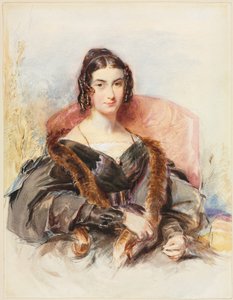 Porträt einer Frau, um 1830-1835 von George Richmond