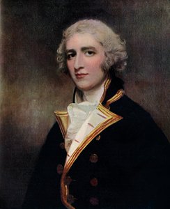 Kapitän William Bentinck 1764-1813, Marinekommandant, 1787-1788, 1910 von George Romney