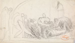 Figurenkompositionsstudie 22 von George Romney