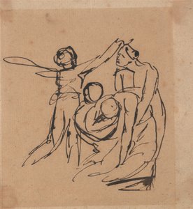 Trauergruppe von George Romney