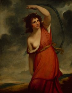 Lady Hamilton als Fröhlichkeit von George Romney