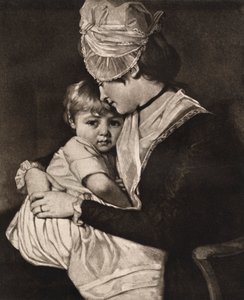 Mrs. Carwardine und Kind, um 1775, 1912