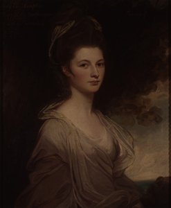 Porträt von Lady Elizabeth Cavendish von George Romney