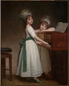 Porträt von Maria und Catherine, den Töchtern von Edward Thurlow, 1. Baron Thurlow