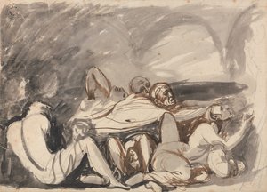 Gefängnisszene von George Romney
