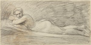 Liegender weiblicher Akt von George Romney