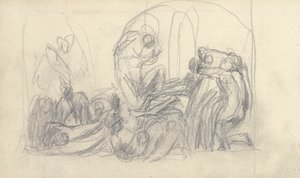 Skizzenbuchzeichnung von George Romney