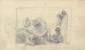 Skizzenbuchzeichnung von George Romney