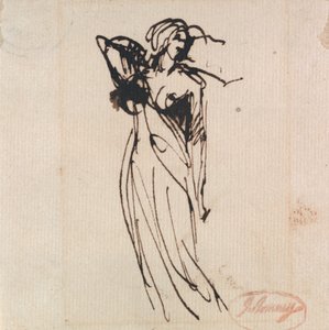 Stehende weibliche Figur von George Romney