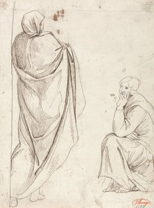 Stehende Figur und sitzende Figur