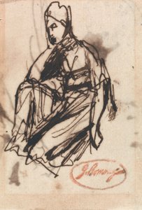 Studie für ein Porträt einer Frau von George Romney