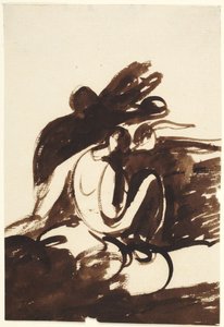 Studie für eine Gruppe von Figuren von George Romney
