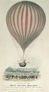 Aufstieg des Großen Nassau-Ballons, Montpellier Gardens, 3. Juli 1837