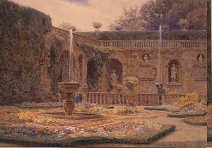 Der Garten der Villa Cigogna Mozzoni