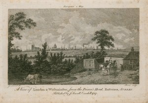Blick auf London und Westminster, vom Princes Head, Battersea, Surrey von George Samuel Elgood