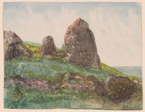 Landschaft mit Felsen