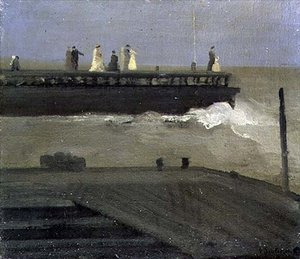 Auf dem Pier