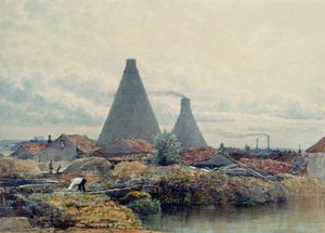 Die Brennöfen, 1831 von George Shepherd