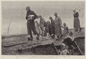 Die Beerdigung eines Fischerjungen in Volendam, am Zuiderzee