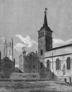 St. Peters Kirche, Cornhill, City of London, 1811 1911