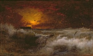Sonnenuntergang über dem Meer, 1887