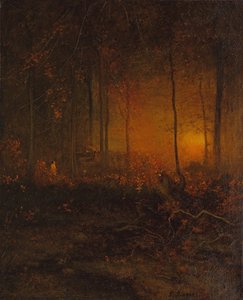 Den Sonnenuntergang beobachten, 1887