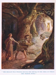 Das Goldene Vlies: Der Drache war um den Stamm des Baumes gewunden, an dem das Vlies hing.