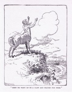 Dann ging sie die Klippe hinauf und betete für sie, aus The Heroes, veröffentlicht von George Allen und Unwin 1929 von George Soper