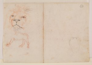 Löwenkopf, verso, 18. oder 19. Jahrhundert