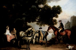 Die Familien Milbanke und Melbourne von George Stubbs