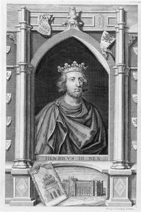 Heinrich III. (1207-72) König von England ab 1216, graviert vom Künstler von George Vertue