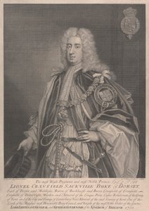 Lionel Cranfield Sackville, 1. Herzog von Dorset von George Vertue