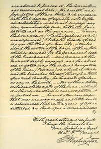 Brief von George Washington an den Earl of Buchan, Philadelphia, 22. April 1793