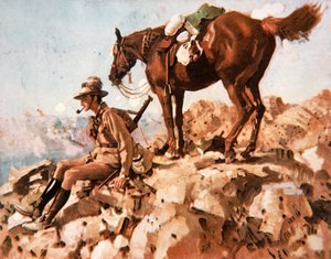 Australischer Leichtkavallerist, Allenbys Wüstenkampagne von George Washington Lambert