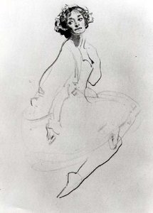 Studie einer Balletttänzerin, ca. 1911