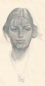 Das schöne Mädchen, ca. 1914 von George Washington Lambert