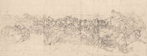 Der Angriff der 4. Leichten Kavalleriebrigade bei Beersheba von George Washington Lambert