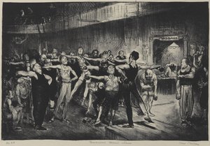 Business Mens Class (Business Mens Class, Y.M.C.A.), 1916 von George Wesley Bellows